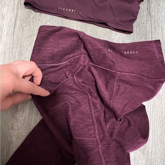 Victoria Secret Burgundy Workout Set - Picture 3 of 5